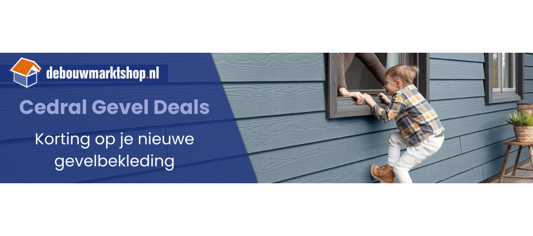 Cedral Gevel Deals - Cashback Actie